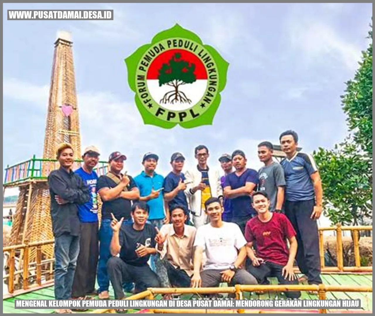 Kelompok Pemuda Peduli Lingkungan di Desa Pusat Damai