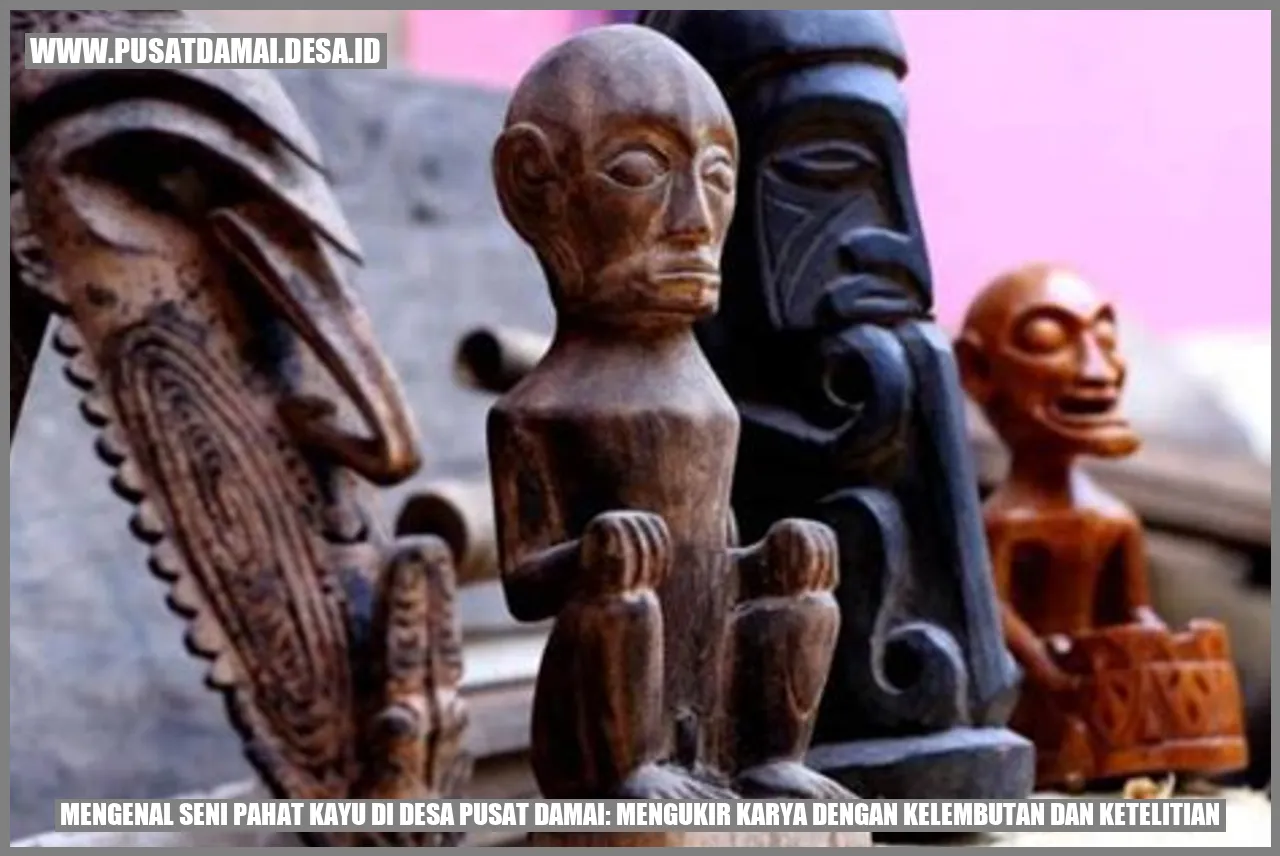 Mengenal Seni Pahat Kayu di Desa Pusat Damai: Mengukir Karya dengan Kelembutan dan Ketelitian
